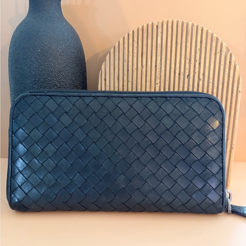 Bottega Veneta Black Long wallet